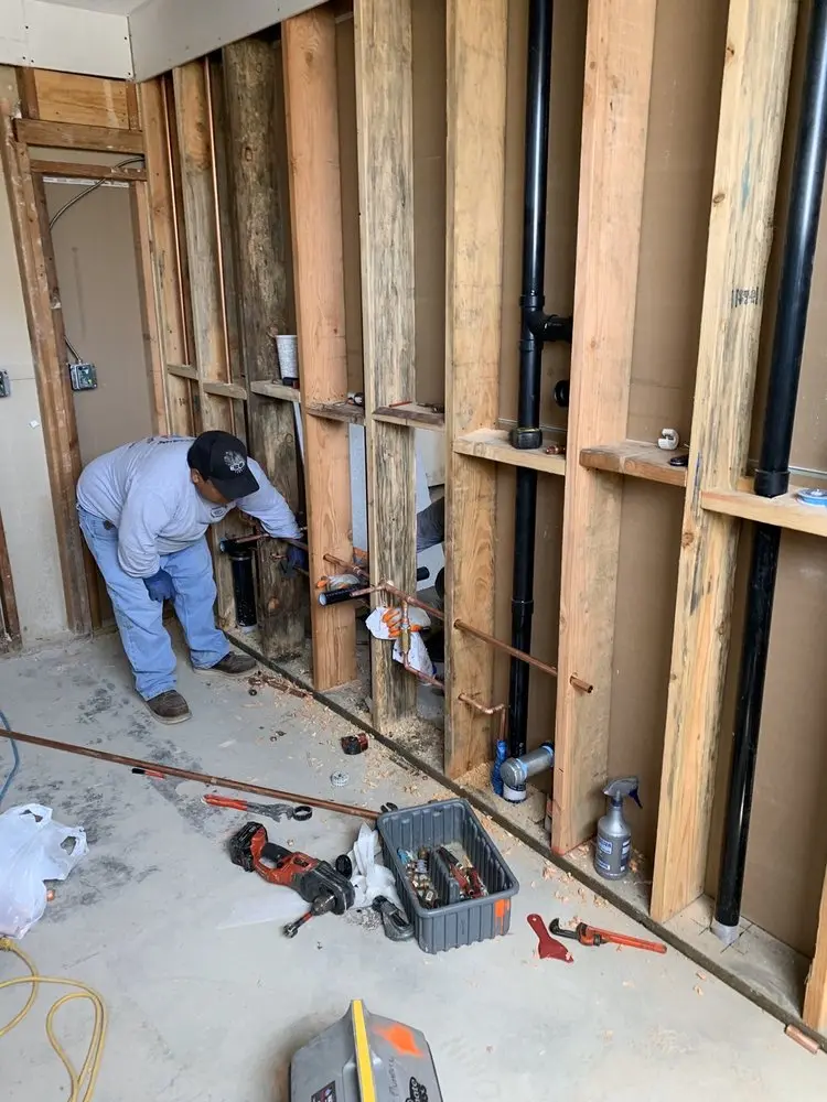 Commercial rough-in plumbing for Water Heater Replacement in South Allapattah